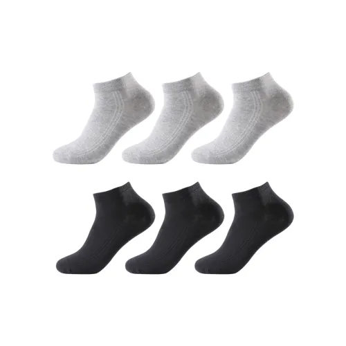 INVISIBLE Ankle Socks Unisex 6 Pack