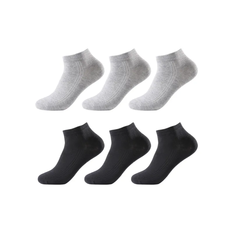 INVISIBLE Ankle Socks Unisex 6 Pack-0
