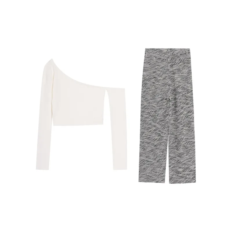 PZHK Casual Suits Women's-4