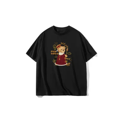 Teddy Zoo X FAIRWHALE T-Shirts Women's Black