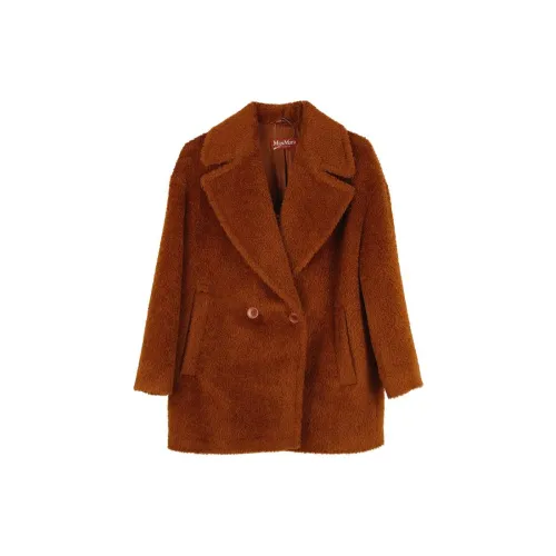 MaxMara Coats Men Terracotta