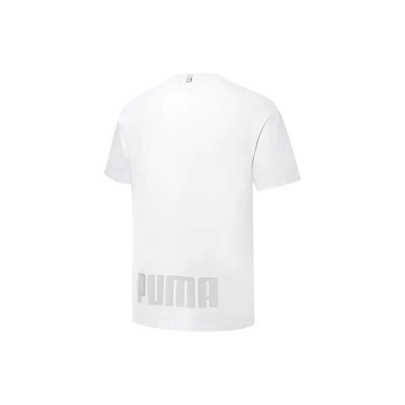 PUMA T Shirts Unisex White-1