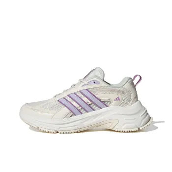Adidas FC CLASSIC Anti Slip Wear Resistant Low Top Running Shoes Women's Beige Purple
