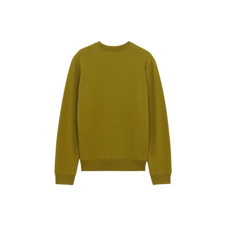 Maison Kitsune Sweatshirts Men Brown Yellow-1