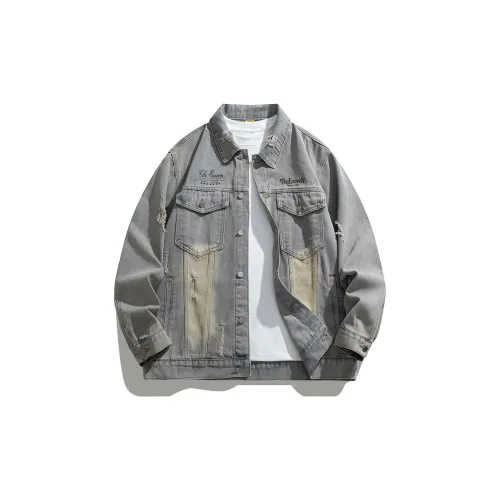 EOOVEN Denim Jackets Unisex