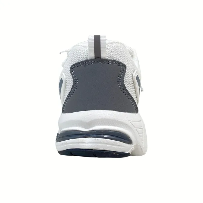 MQGAll Anti Slip And Wear Resistant Breathable Low Top Running Shoes Unisex White-3