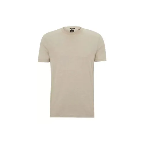 HUGO BOSS T-Shirts Men Light Beige