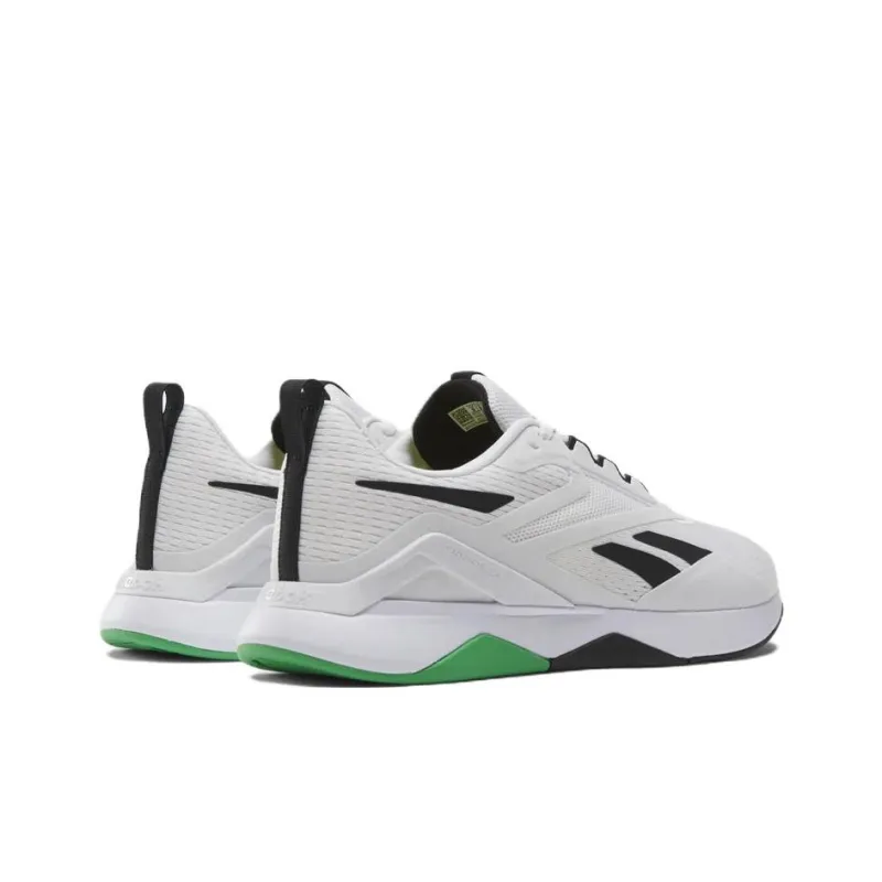 Reebok NANOFLEX TR 2 Anti Slip Wear Resistant Low Top Training Shoes Men's White-2