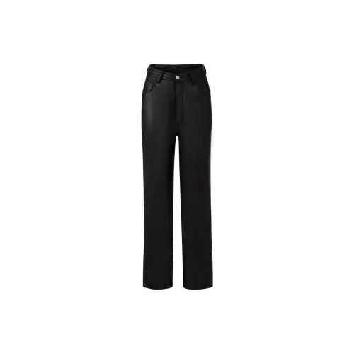 LA.F LAFREEDOM Leather Pants Women's Black