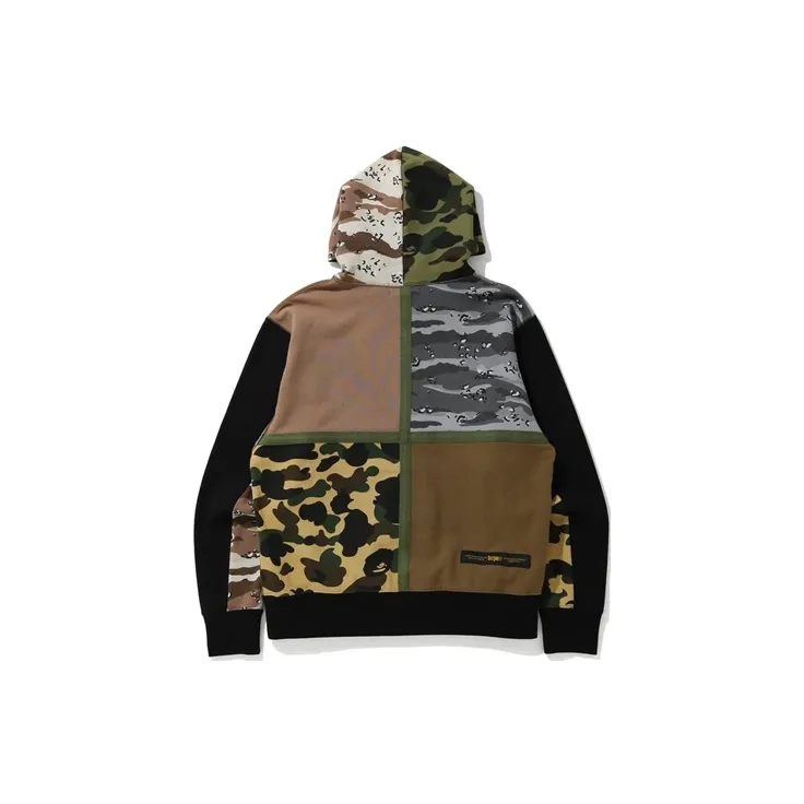 Bape Crazy Camo Relaxed Pullover Hoodie-1