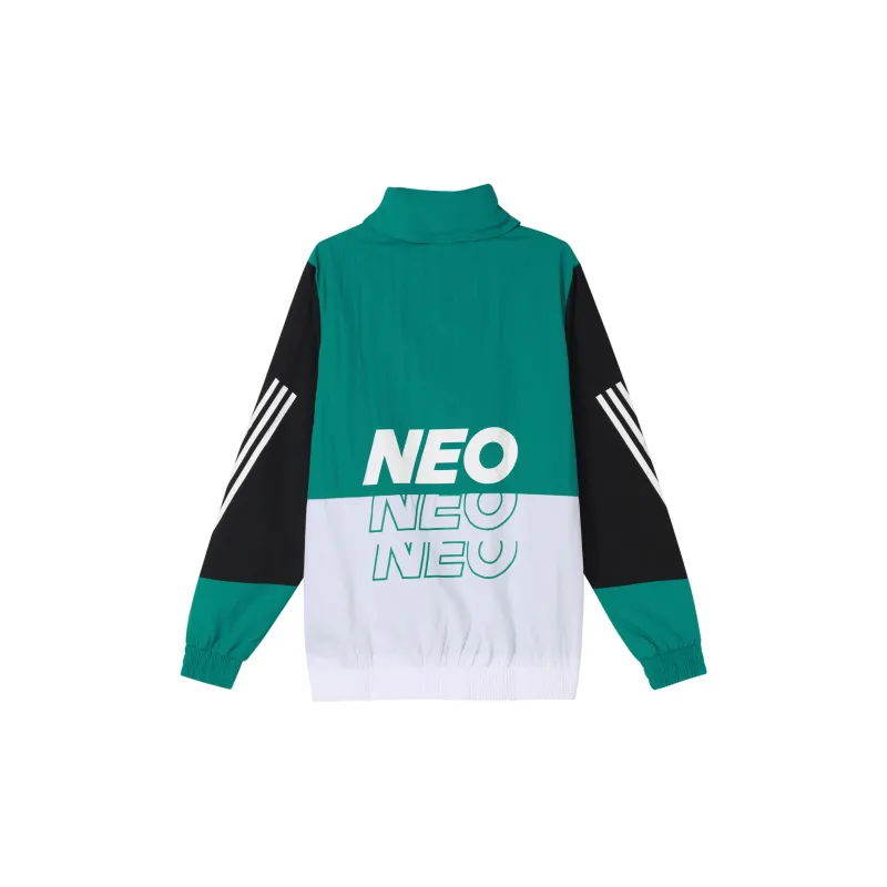 Adidas Neo Jackets Men White Green Multicolor-1