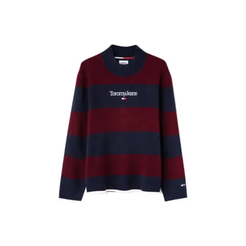 Tommy Hilfiger Knitwear Men Dark Blue With Red Stripes