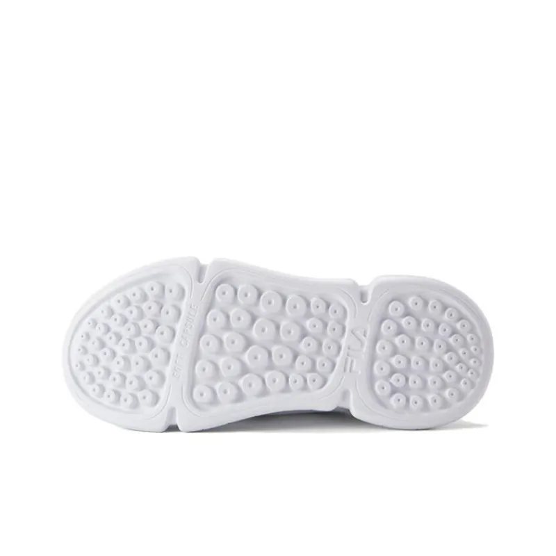 FILA KIDS Slip Resistant, Abrasion Resistant, Breathable Low Top Kids' Running Shoes White Teenagers-4