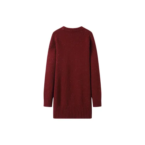 GREEN BELT Sweaters Women's Burgundy