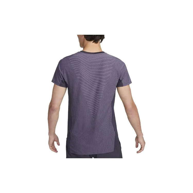Nike Dri Fit T Shirts Men Purple-1