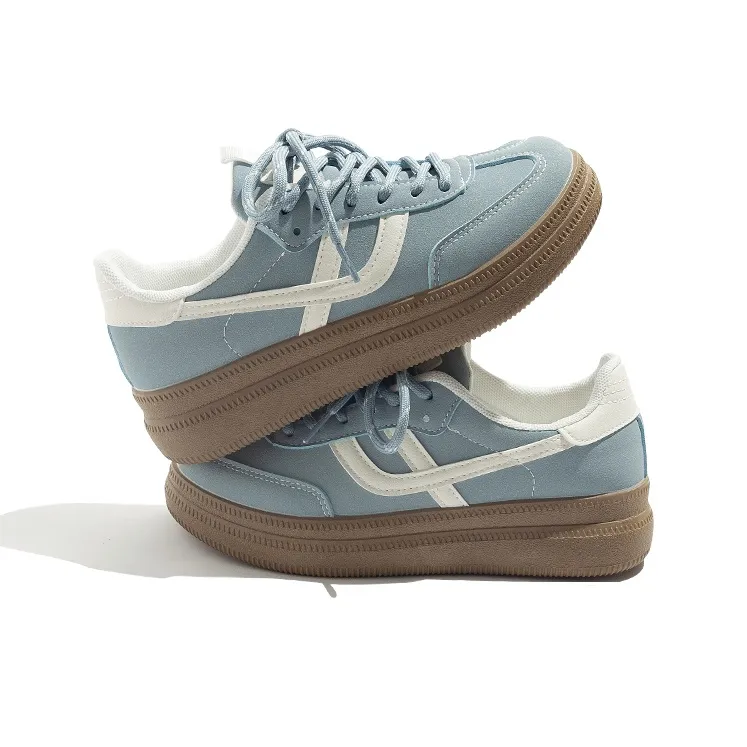 MEAKKEA Wear-resistant And Lightweight Low-Top Skateboard Shoes Women's-7