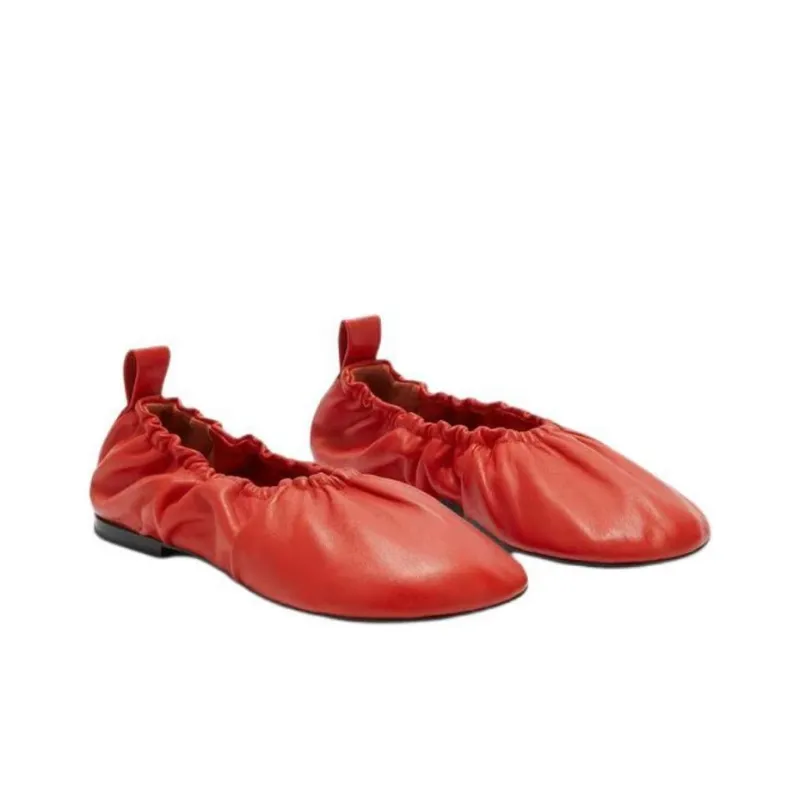 JIL SANDER Casual Single Shoes Women's Red-2