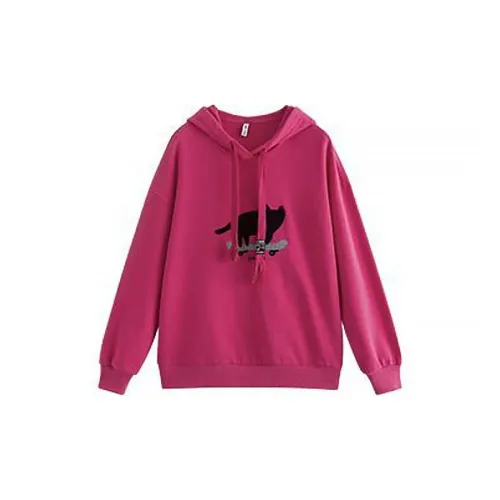 Inman X Momo Black Co-branded Sweatshirts Women's