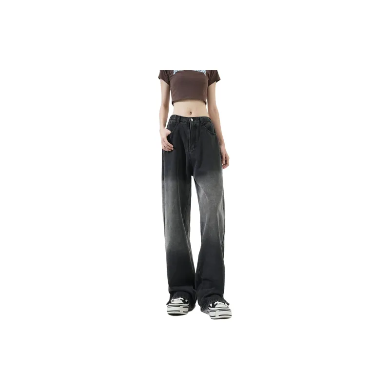 GROGNAK Jeans Unisex Black Gray Color-5