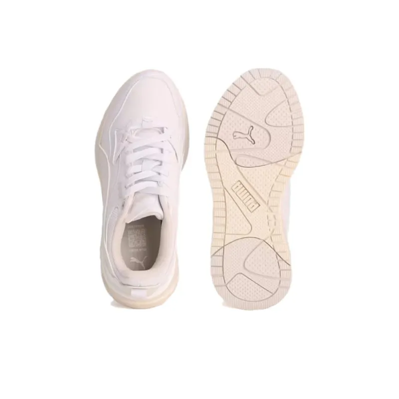 PUMA R78 Anti Slip Wear Resistant Low Top Casual Shoes Women's White-3