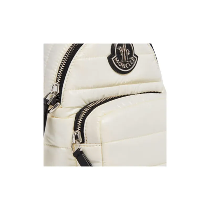 Moncler Kilia Nylon Shoulder Bag Crossbody Bag Small Size Women's White-3