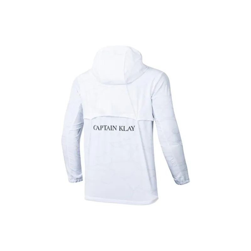 Anta Basketball Collection Trench Coat Men's Pure White-1