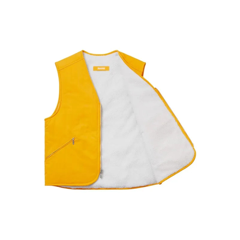 Supreme Nike Reversible Nylon Sherpa Vest-2
