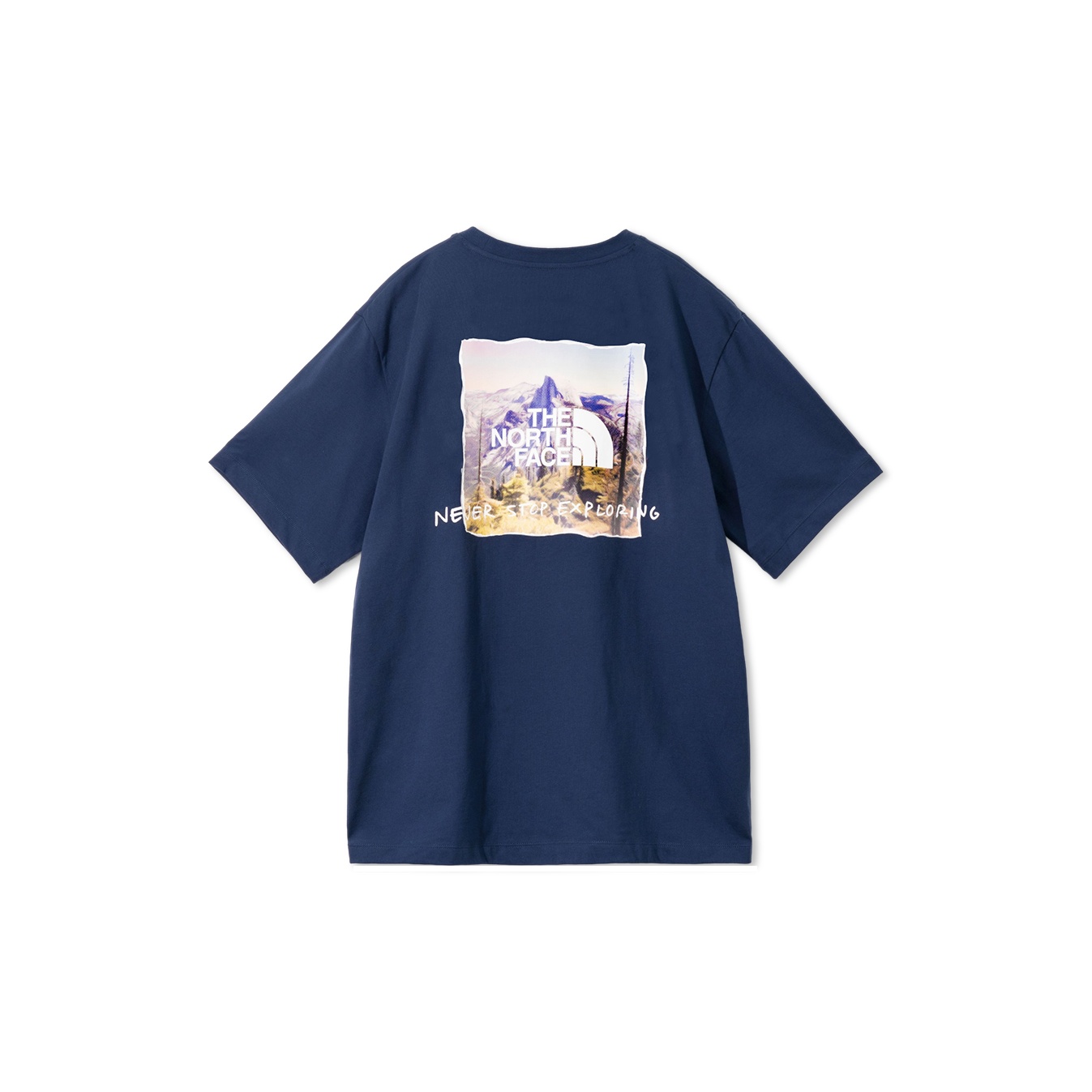 THE NORTH FACE T-Shirts Men Navy Blue - POIZON