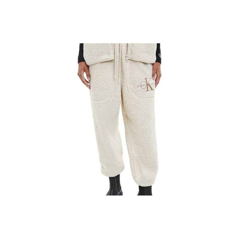CALVIN KLEIN Casual Pants Unisex White-2