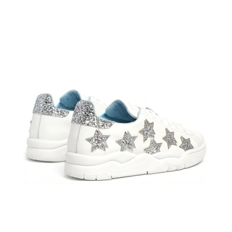 CHIARA FERRAGNI Skateboard Shoes Women's Low-Top White-3