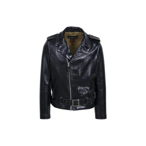 Schott N.Y.C. Leather Jackets Men Black