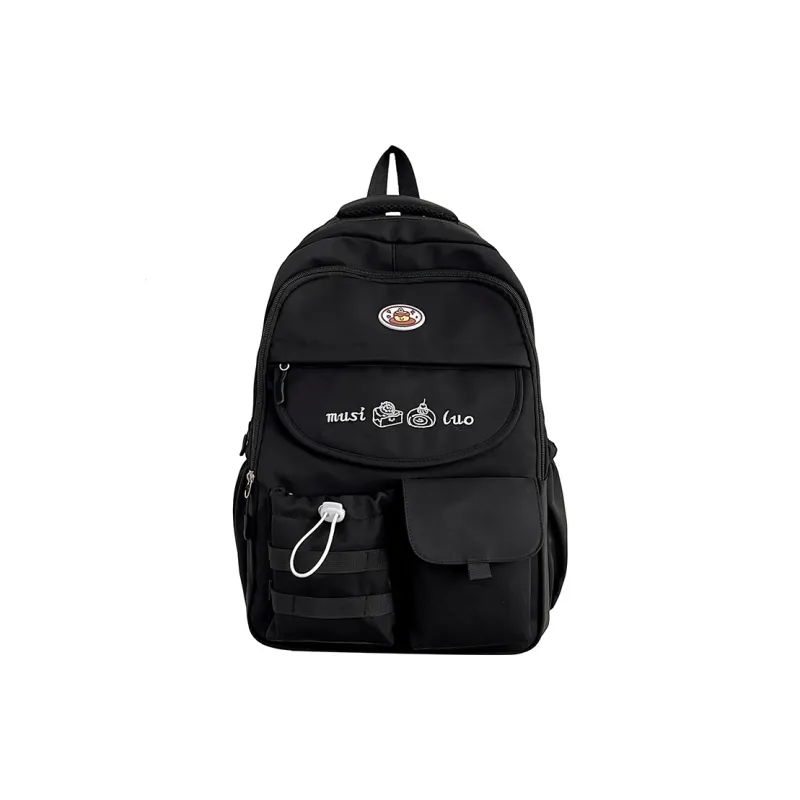 Alcohol Dragon Nylon Backpack Regular Women's Multicolor-31