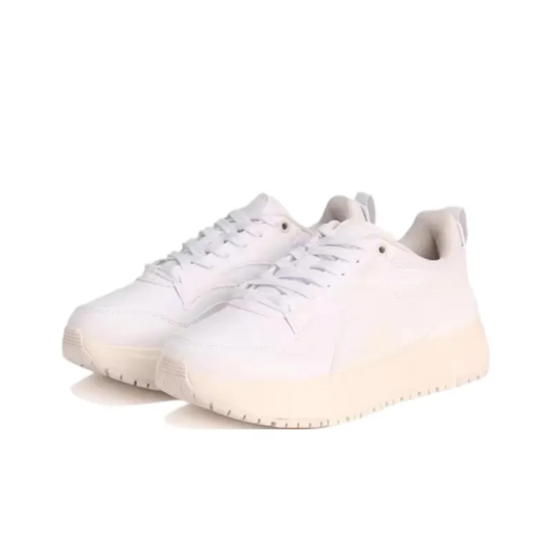 PUMA R78 Anti Slip Wear Resistant Low Top Casual Shoes Women's White-2