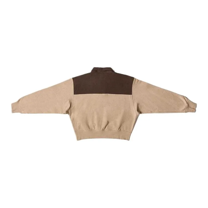 Kappa Sweatshirt Women's Gray Khaki-1