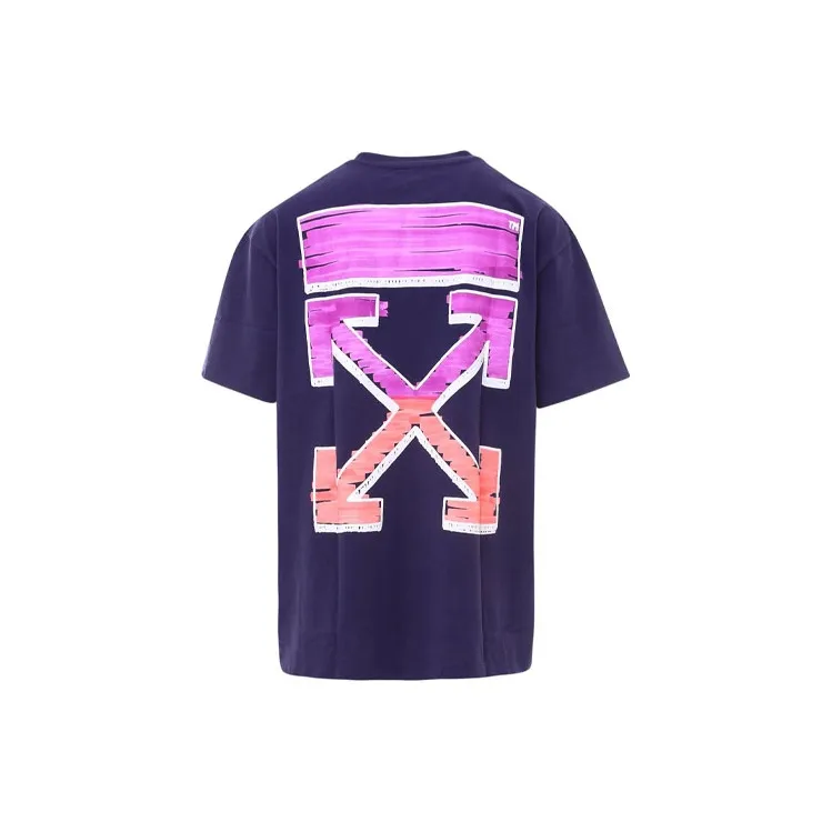 OFF WHITE Arrow Print Logo Marker S/S Over Tee-1
