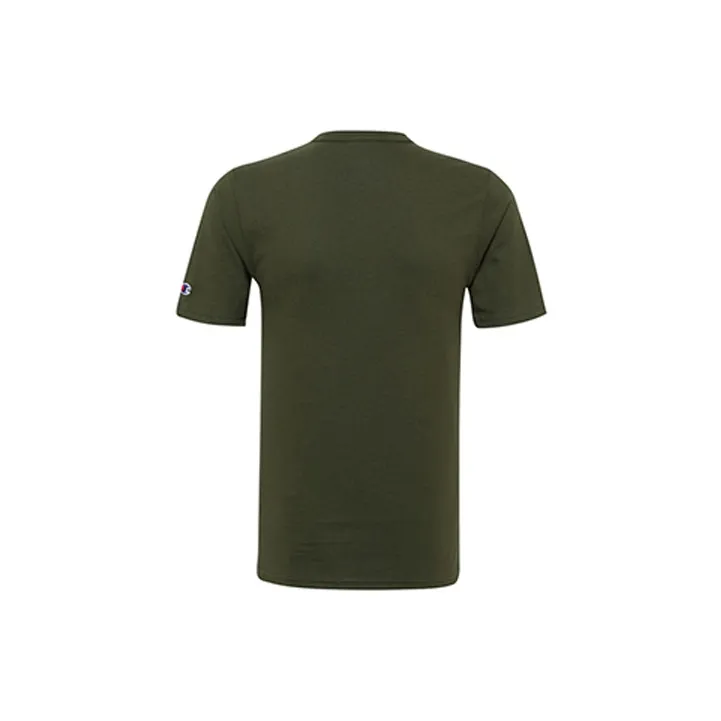 Champion Straight Long-Sleeved T-Shirt US Version Men's Green-1