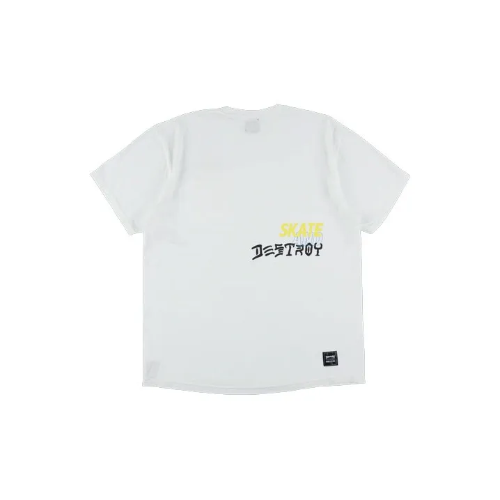 Wind And Sea X Thrasher X WIND AND SEA CO-TITLED SERIES T-Shirts Unisex White-1