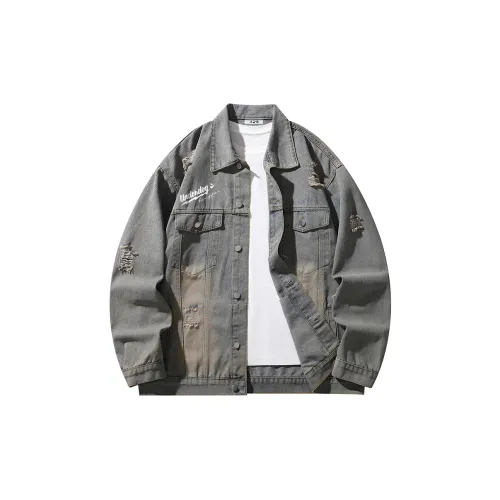 Ice flying Denim Jackets Unisex