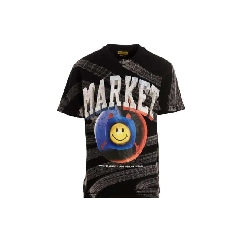 Market Smiley Happiness Within T Shirt-0