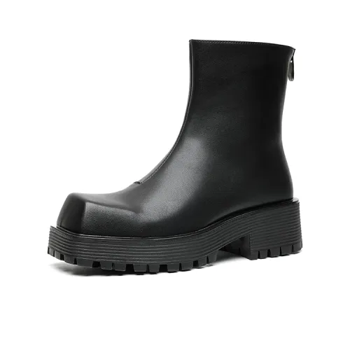 MEXICAN Ankle Boots Men Black