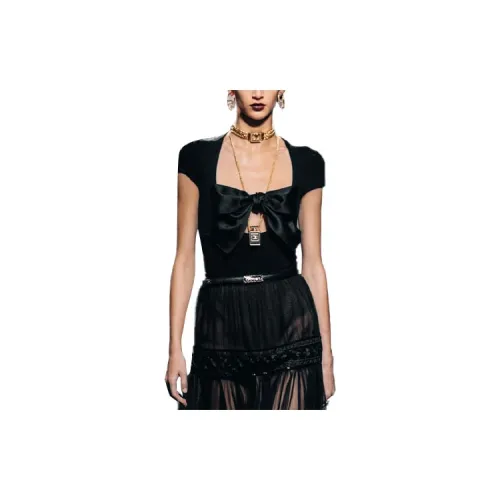 CHANEL Bodysuits Women's Black