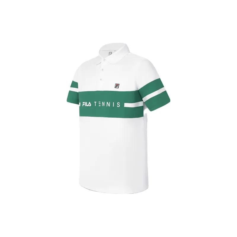 FILA Polo Shirts Men White-1
