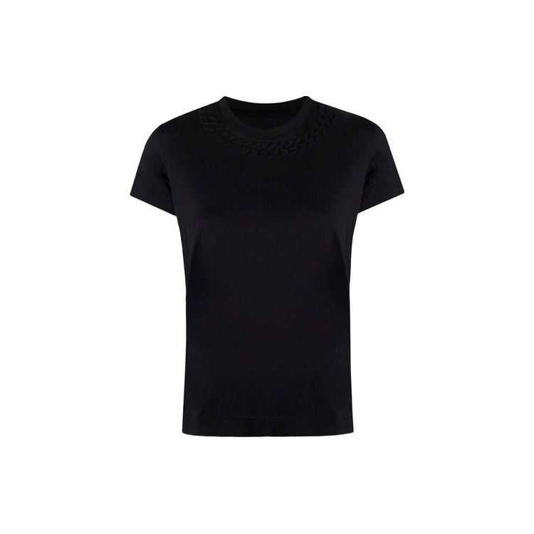 Givenchy Embossed Chain Collar Slim-Fit T-Shirt - POIZON