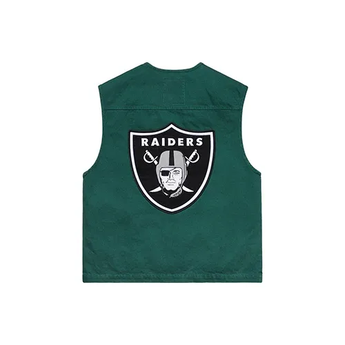 Supreme Nfl X Raiders X '47 Denim Vest-1