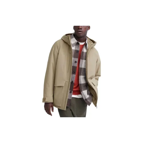 UNIQLO Jackets Unisex Ming Sand Brown