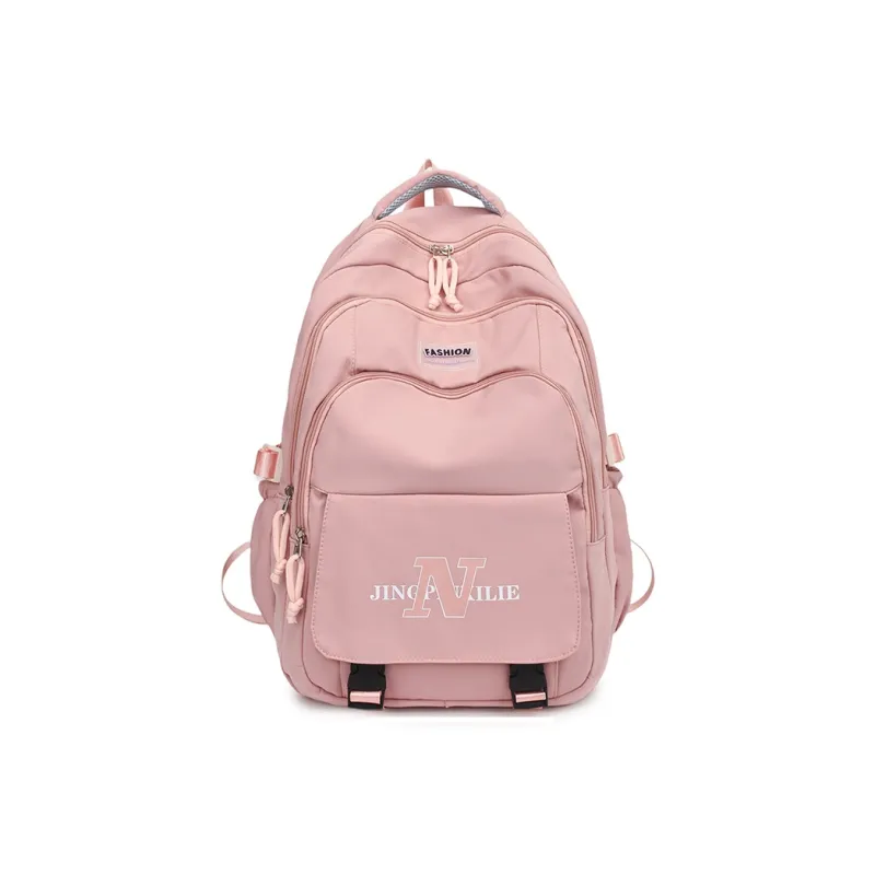 KARUISHA Oxford Backpack Women's Black/Purple/Green/Khaki/Blue/Pink-0