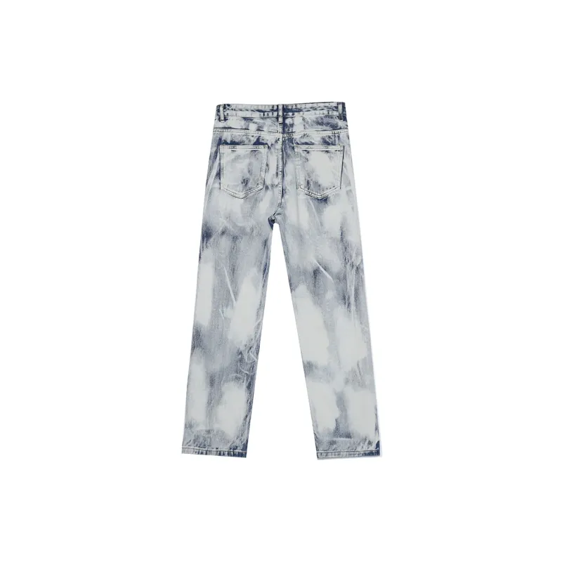 Voguo Relay Jeans Unisex Blue White-1