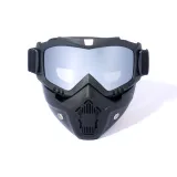 Black Frame Mirrored Lens