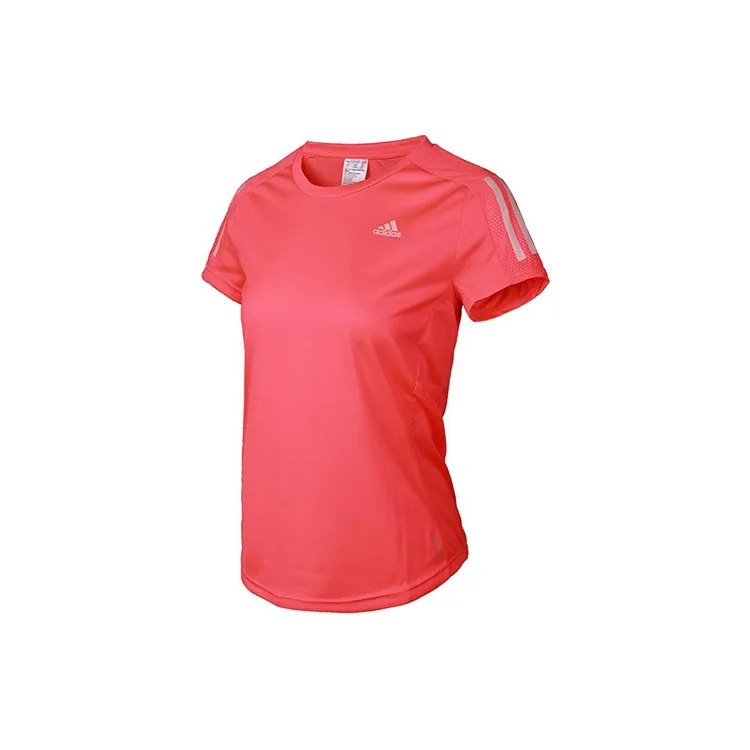 Adidas Raglan Sleeve T Shirt Women's Red-2