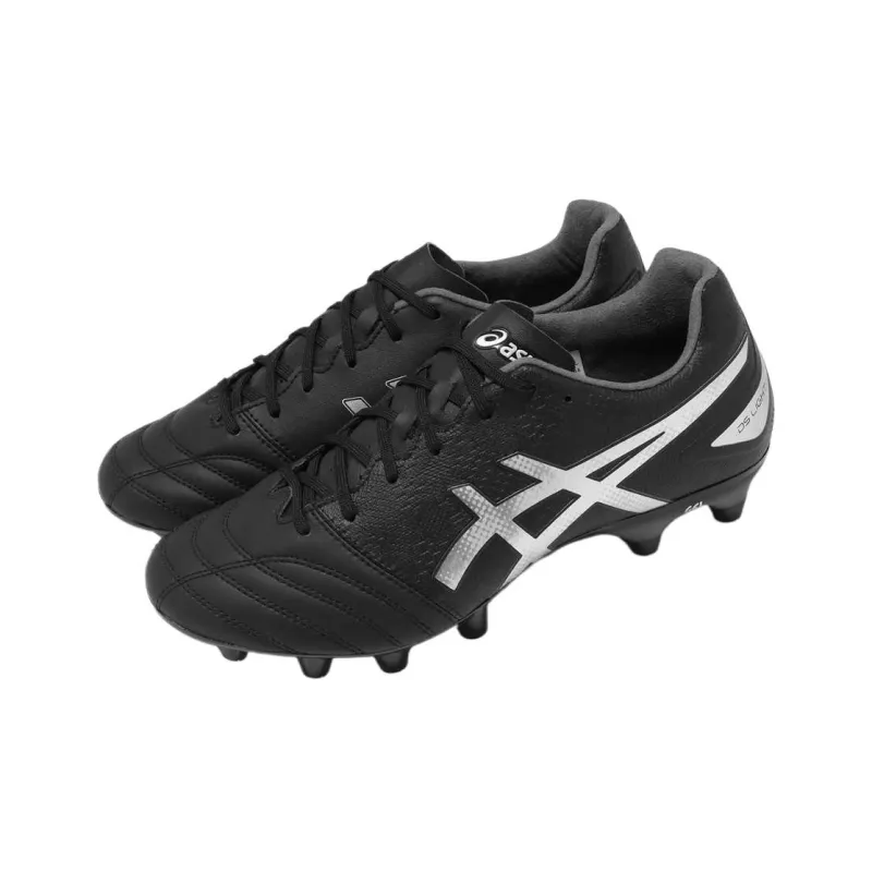 Asics DS LIGHT Series MG Rubber Short Studs Slip Resistant Soccer Shoes Men's Black-2